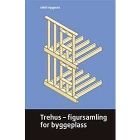 Trehus; figursamling for byggeplass