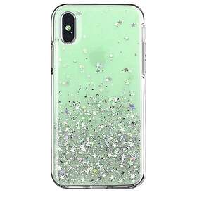 Wozinsky Star Glitter Shining Cover till Samsung Galaxy A42 5G Grön