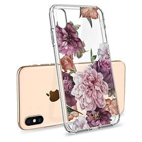 Spigen Ciel iPhone X / XS Rosblommigt