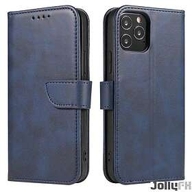 JollyFX Magnetfodral elegant Bookcase med fodral för Samsung Galaxy A72 4G Blå