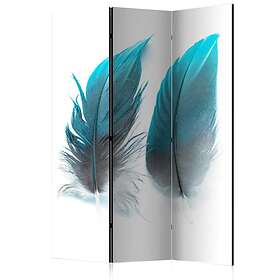 Arkiio Rumsavdelare Blue Feathers 135x172 cm A3-PARAVENT1017