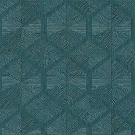 Avec Non Papier woven-tapet peint metalliska à höjdpunkter Profhome 386901-GU texturerad glansigt färg turkos teal guld blå 5,33 m2 M2