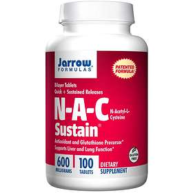Jarrow Formulas N-A-C Sustain 100 Tabletter