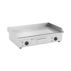 Royal Catering Elektriskt Stekbord - Dubbelt 73cm 2 x 2200W (Slät)