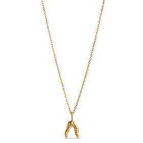Enamel Copenhagen Wishbone Necklace Clear
