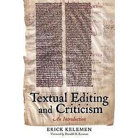 Erick Kelemen: Textual Editing and Criticism