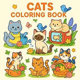 AMAZING CATS COLORING BOOK