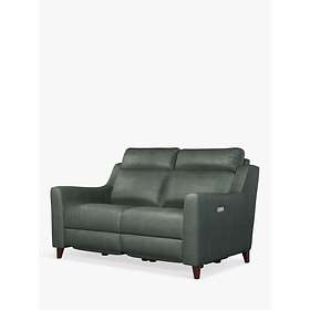 John Lewis Elevate Medium Power Recliner Leather Sofa (2-seater)