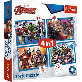 Trefl Disney Marvel Pussel 4-in-1 The Avengers