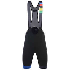 Santini Uci Lugano 1953 Bib Shorts Blå,Svart S Man