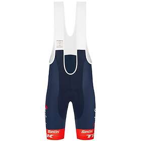 Santini Trek Segafredo 2022 Bib Shorts Blå S Man