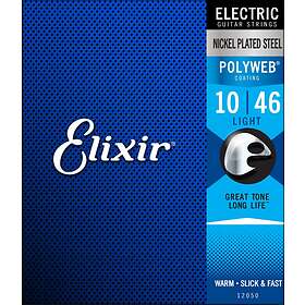 Elixir Electric Nickel Plated Steel Polyweb 10-46