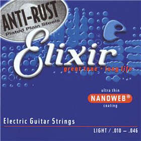 Elixir 12152 Electric Nickel Plated Steel NANOWEB 012-052