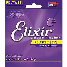 Elixir Acoustic Polyweb .52 Wrap 052