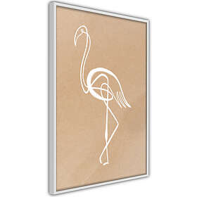 Artgeist Poster Affisch White Flamingo A3-POprp1015l_brA