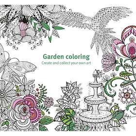 Målarbok Garden Coloring