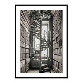 Gallerix Poster Books And Staircase 3652-50x70