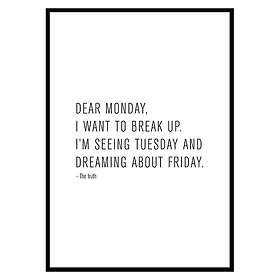 Gallerix Poster Dear Monday 2911-30x40