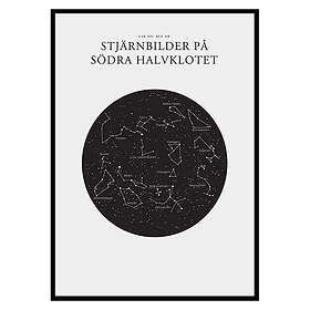 Gallerix Poster Stjärnbilder På Södra Halvklotet 2726-30x40