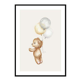 Gallerix Poster Teddy With Balloons 4147-50x70