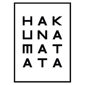 Gallerix Poster Hakuna Matata 2639-50x70