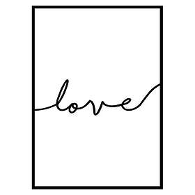 Gallerix Poster Love Line Art No2 2912-21x30G