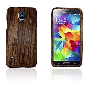 Lux-Case Natural (Brown) Galaxy S5 Äkta Träskal Brun