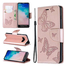 Lux-Case Butterfly Galaxy S10 fodral Rosa guld Guld