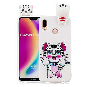 Lux-Case P20 Lite / Nova 3e mobilskal TPU material skyddande flexibelt mjukt 3D 