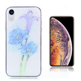 Lux-Case iPhone Xs Max ultra-thin patterned soft case Blue Flower Blå