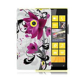 Lux-Case Valentine (Lila Blommor) Lumia 520 / 525 Skal Lila