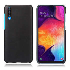 Lux-Case Crazy Horse Galaxy A50 leather case Black Svart