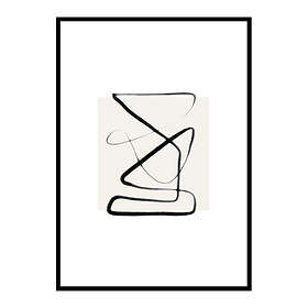 Gallerix Poster Abstract Brushed No4 4017-70x100