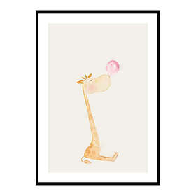 Gallerix Poster Bubblegum Giraffe 4112 4112-30x40