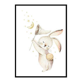Gallerix Poster Bunny Catching Stars 4120-21x30G