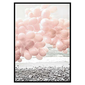 Gallerix Poster Pink Balloons No2 2752-50x70