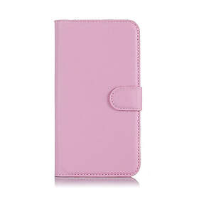Lux-Case Lindgren OnePlus X Plånbok Läderfodral Ljusrosa Rosa