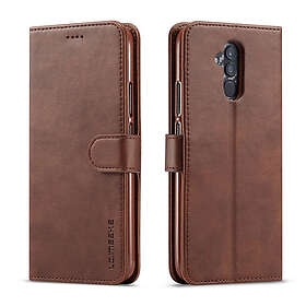 Lux-Case LC.IMEEKE Mate 20 Lite leather flip case Coffee Brun