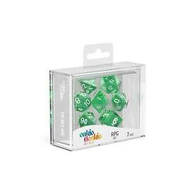 Dice Oakie Doakie RPG Set Translucent Green 7 pack