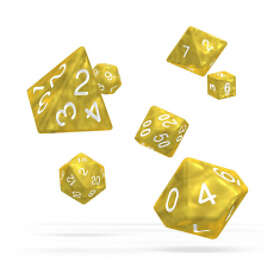 Dice Oakie Doakie RPG Set Marble 7 pack