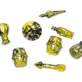 Dice PolyHero RPG Set: Thief Dexterous Snake (Yellow)