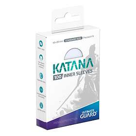 Ultimate Guard Card Sleeves Standard "Katana" Transparent Inner 64x89mm (100) ()