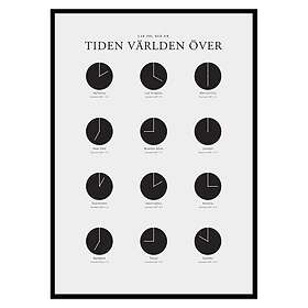 Gallerix Poster Tiden Världen Över 2701-70x100