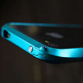 Lux-Case Demolition (Sininen) iPhone 4 Aluminium-Bumper Blå