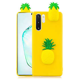 Lux-Case Cute 3D Galax Note 10 Pro skal Ananas Gul