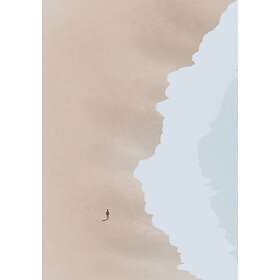 Venture Home Posters Beach Beige Blue Poster - 30x40 60096-002