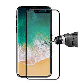 Lux-Case HAT PRINCE iPhone X Extra glas Svart