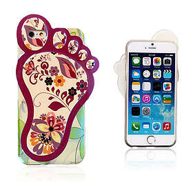 Lux-Case 3D Foot (Charmig Blomster) iPhone 6 Skal Flerfärgad