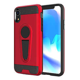 Lux-Case IPhone 9 mobilskal metall plast silikon utfällbart ställ magnetisk bilh