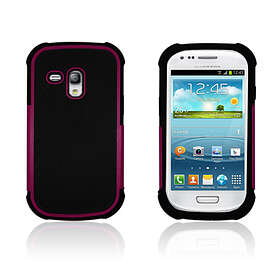 Lux-Case Player (Het Pink) Galaxy S3 Mini Kombinationsskal Rosa